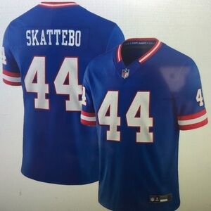 🤗Cam Skattebo Stitched Jersey Blue Vapor Royal😘